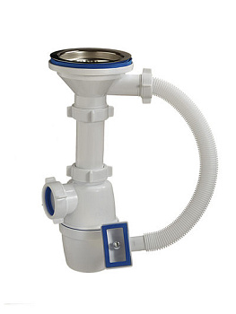 Сифон  3 1/2 с переливом Орио (А4007)