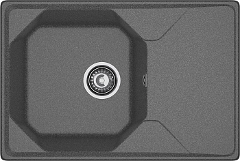 Мойка GRANFEST UNIQUE 740*500, графит /GF-U740L/