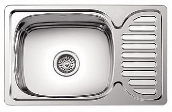 Мойка нержавеющая  66*42*0,8*18 универсальная (L96642)(P84266) без отверстия 