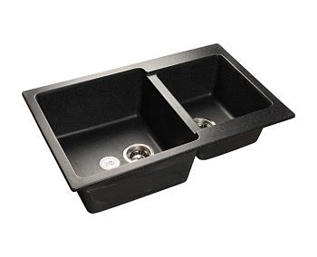 Мойка GRANFEST PRACTIC 780*510, черная /GF-P780K/