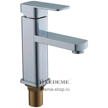 Смеситель для умывальника LEDEME одноруч. (1033) латунь,гайка, d35 