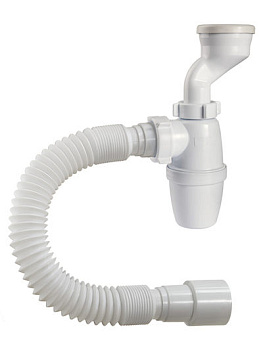 Сифон для писсуара d40-46 c манжетой Орио (31009) (Славута, Cersanit)