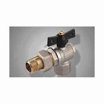 Кран шаровый     1/2 " американка угловой STI