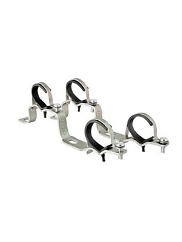 Крепеж для коллектора 1" двойной (1шт) TIM (FZ036-4)