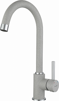 Смеситель для кухни GRANFEST /3650/ серый