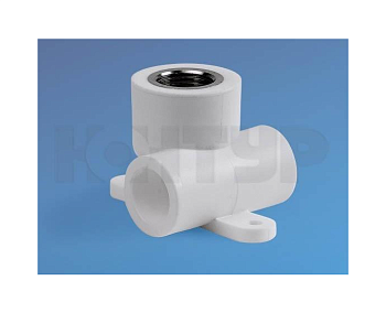 Тройник ПП КВР 20х1/2 (КОНТУР) с креплением