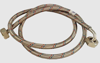 Шланг наливной стир./маш. в мет.оплетке 3,0 м в упак.