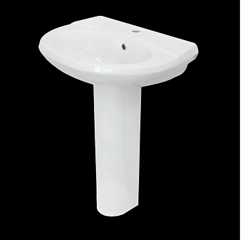 Умывальник +пьедестал Sanita "Виктория" (590*460) 1-отв.