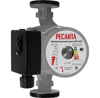 Насос циркуляц. 32-60 180мм с гайками Ресанта