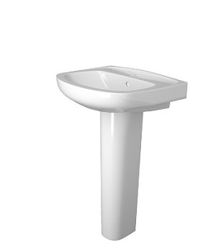 Умывальник +пьедестал  Della "Otti" 56