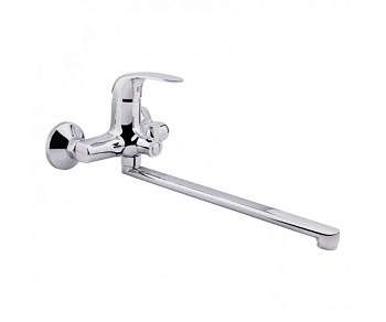 Смеситель для ванны POTATO одноруч (22203) силумин, d35, L35см.