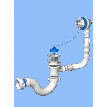 Обвязка для ванны  нержавеющая чаша АНИ Е150 без гофры РАСПРОДАЖА