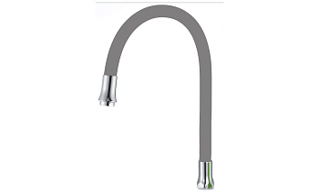 Гусак  для кухни гибкий силиконовый (L7506-9) серый