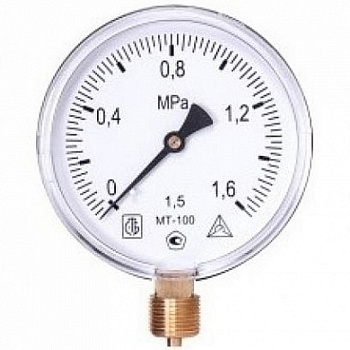Манометр М20*1,5 МТ-100 (1,0 МПа)
