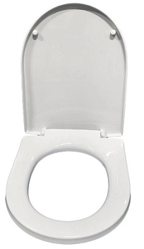 Сиденье для унитаза АНИ (Элеганс,Комфорт,Алькор,Бореаль) белое пласт (WS0300)